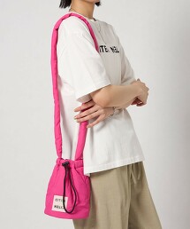 ＜CITEN＞蓬鬆多彩迷你水桶肩背包