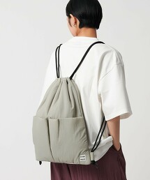＜CITEN＞雙口袋束口後背包