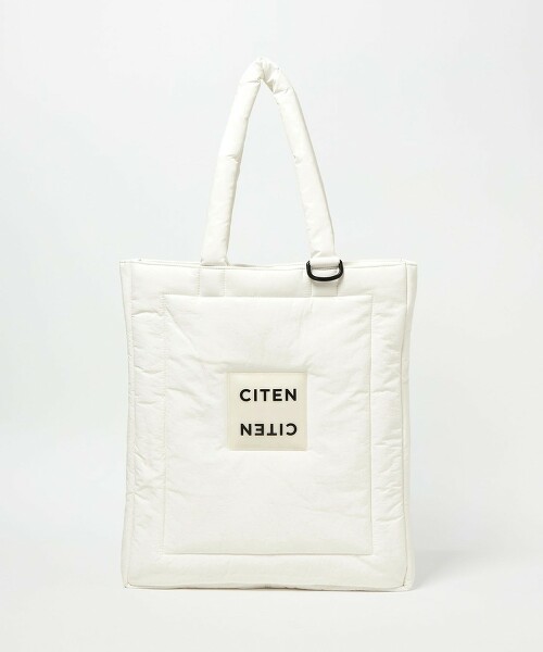 ＜CITEN＞蓬鬆壓線托特包