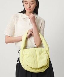 ＜CITEN＞翻蓋蓬鬆半月肩背包