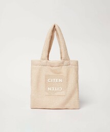 ＜CITEN＞金蔥透明LOGO托特包 S