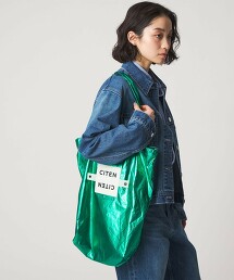 ＜CITEN＞捲捲收納 金屬托特包