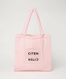 ＜CITEN＞透明LOGO鋪棉托特包