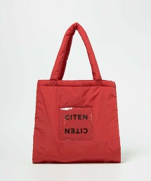 ＜CITEN＞透明LOGO鋪棉托特包