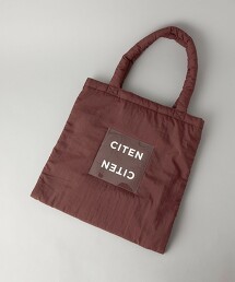 ＜CITEN＞透明LOGO鋪棉托特包