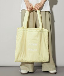 ＜CITEN＞透明LOGO鋪棉托特包