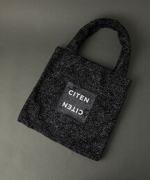 ＜CITEN＞金蔥透明LOGO托特包