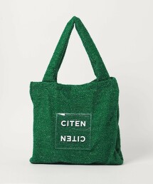 ＜CITEN＞金蔥透明LOGO托特包