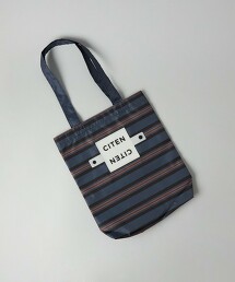 ＜CITEN＞捲捲收納橫條紋托特包S