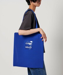 ＜CITEN＞透明LOGO夏日針織托特包