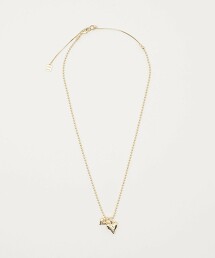 ＜CITEN＞雙心球鍊項鍊