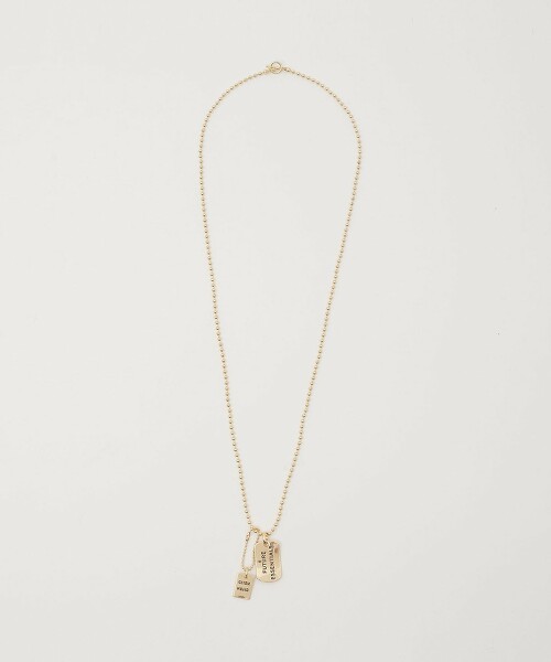 ＜CITEN＞雙板塊狀項鍊