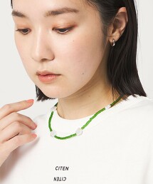 ＜CITEN＞花朵形狀串珠項鍊