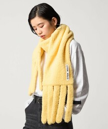 ＜CITEN＞毛絨刷毛長條圍巾