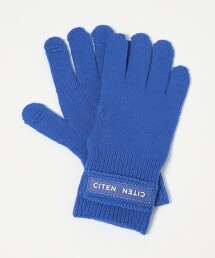＜CITEN＞透明LOGO針織手套