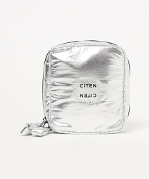 ＜CITEN＞透明LOGO方形拉鍊收納袋
