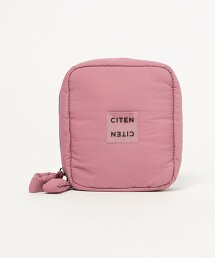 ＜CITEN＞透明LOGO方形拉鍊收納袋