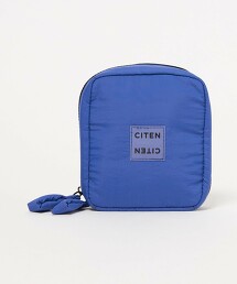 ＜CITEN＞透明LOGO方形拉鍊收納袋