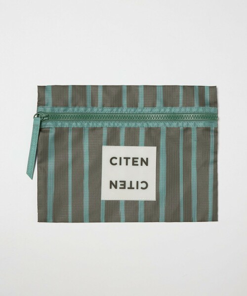 ＜CITEN＞手繪風條紋收納袋