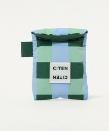 ＜CITEN＞鋪棉格紋收納包 S