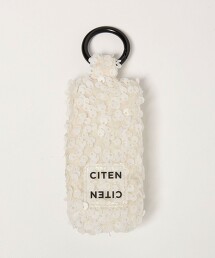 ＜CITEN＞附鏡亮片口紅鑰匙圈