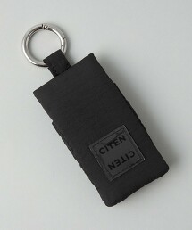 ＜CITEN＞附鏡子口紅收納鑰匙圈