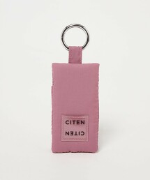 ＜CITEN＞附鏡子口紅收納鑰匙圈