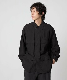 ＜CITEN＞軍裝口袋襯衫外套