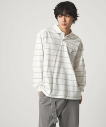 ＜CITEN＞細橫條紋POLO衫