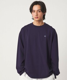 ＜CITEN＞C.植絨印花印花長袖T恤