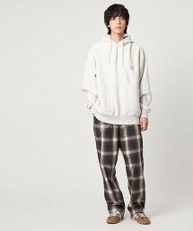 ＜CITEN＞漸變格紋Nap長褲