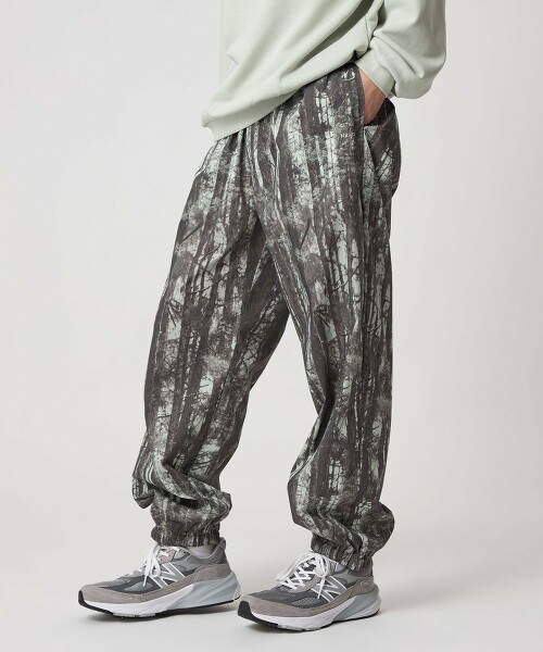 ＜CITEN＞樹木迷彩輕便運動褲