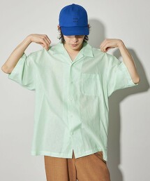 ＜CITEN＞棉亞麻開領襯衫