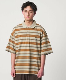 ＜CITEN＞滑冰橫條紋POLO衫