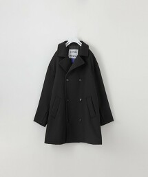 ＜CITEN＞寬版 雙排釦大衣 黑色