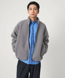 ＜CITEN＞絨毛拉鍊短外套