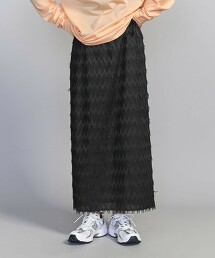 CNBYW 流蘇刺繡直筒裙