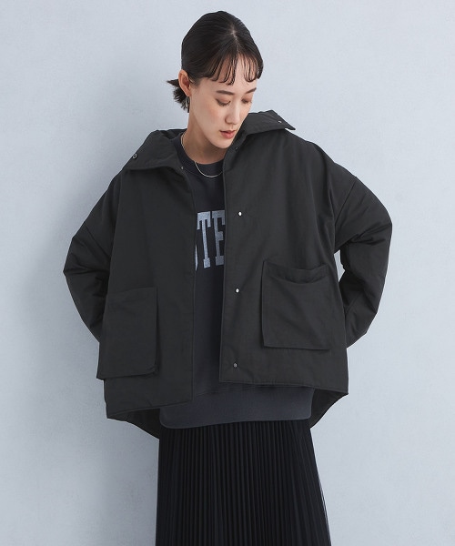 CNGLW 立領羅緞填充外套