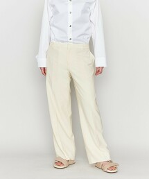 ＜ASTRAET＞PE/W 輕薄素材 直筒褲子 WHITE 日本製