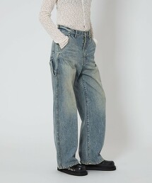 ＜ASTRAET＞Loofah 畫家牛仔褲 UNISEX 日本製