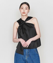 ＜ASTRAET＞TA/PE 色丁布 窄吊環 罩衫 日本製