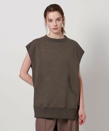 ＜ASTRAET＞毛圈布圓領無袖衛衣 UNISEX