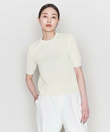 ＜ASTRAET＞12G 人字呢 圓領針織