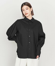 CO/PE 蓬鬆五分袖 標準領罩衫 日本製