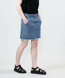 ＜ASTRAET＞5口袋牛仔迷你裙
