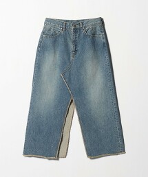 ＜ASTRAET＞13oz 牛仔開衩裙 日本製