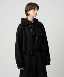 ＜ASTRAET＞ 雙層織哈靈頓拉鍊外套