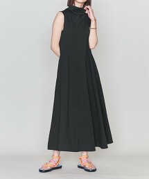 ＜ASTRAET＞棉 方巾 無袖 荷葉裙襬 洋裝 日本製