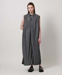 ＜ASTRAET＞開襟領開衩無袖洋裝 日本製