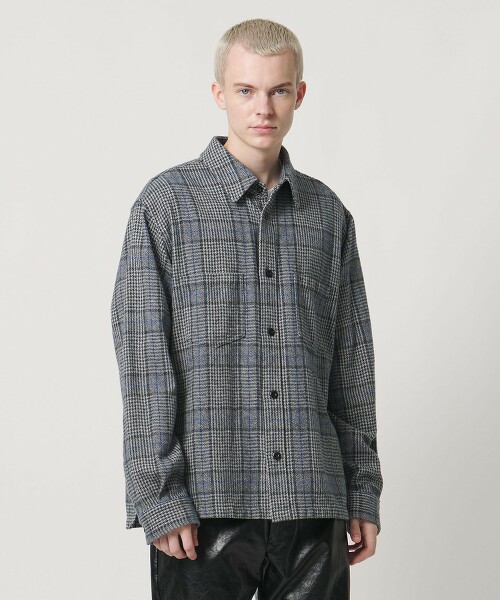＜UNITED ARROWS & SONS＞ TWDY CTN CHECK SHIRT/襯衫